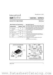 160CMQ040 datasheet pdf International Rectifier