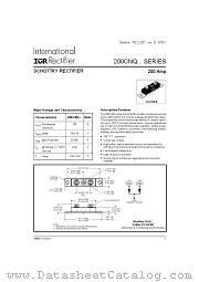 200CNQ035 datasheet pdf International Rectifier