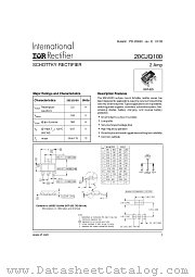 20CJQ100TR datasheet pdf International Rectifier