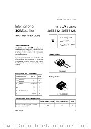 20ETS08 datasheet pdf International Rectifier