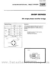 2KBP02 datasheet pdf International Rectifier