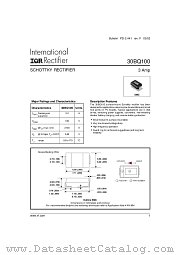 30BQ100 datasheet pdf International Rectifier