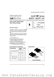 30EPF10 datasheet pdf International Rectifier