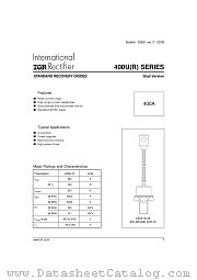 400UR80D datasheet pdf International Rectifier