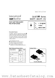 60EPF10 datasheet pdf International Rectifier