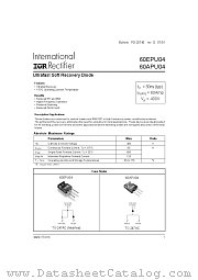 60EPU04 datasheet pdf International Rectifier