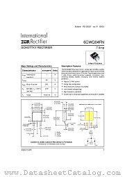 6CWQ04FNTRR datasheet pdf International Rectifier