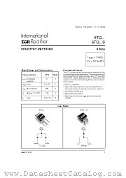 6TQ035 datasheet pdf International Rectifier