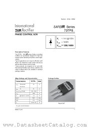 70TPS16 datasheet pdf International Rectifier
