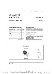 80CPQ150 datasheet pdf International Rectifier