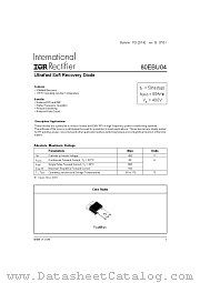 80EBU04 datasheet pdf International Rectifier