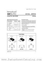 83CNQ080 datasheet pdf International Rectifier