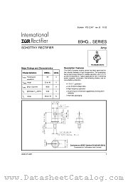 85HQ045 datasheet pdf International Rectifier