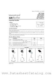8ETX06-1 datasheet pdf International Rectifier