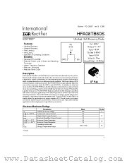 HFA08TB60STRL datasheet pdf International Rectifier