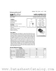 HFA16PB120 datasheet pdf International Rectifier