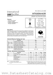 HFA90NH40R datasheet pdf International Rectifier