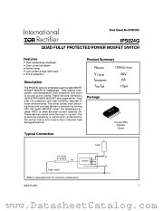 IPS024G datasheet pdf International Rectifier
