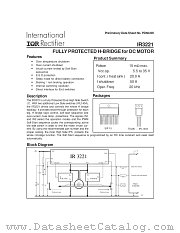 IR3221 datasheet pdf International Rectifier