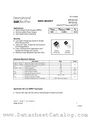 IRF3515LPBF datasheet pdf International Rectifier
