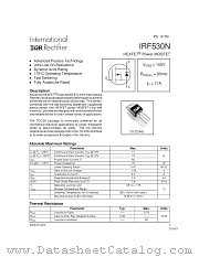 IRF530N datasheet pdf International Rectifier