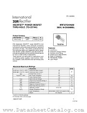 IRF5Y31N20 datasheet pdf International Rectifier
