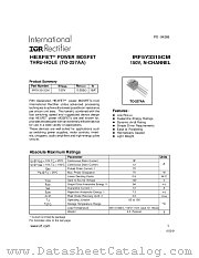 IRF5Y3315CM datasheet pdf International Rectifier