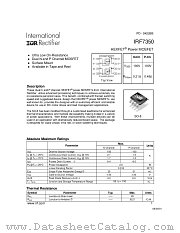 IRF7350(P) datasheet pdf International Rectifier
