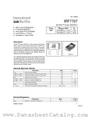 IRF7707TR datasheet pdf International Rectifier