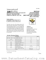 JANTXV2N6845U datasheet pdf International Rectifier