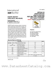 JANTXV2N7335(P) datasheet pdf International Rectifier