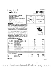 IRFIZ48VPBF datasheet pdf International Rectifier