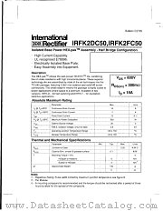 IRFK2DC50 datasheet pdf International Rectifier