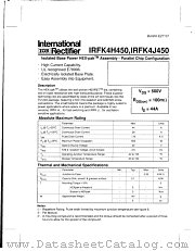 IRFK4H450 datasheet pdf International Rectifier