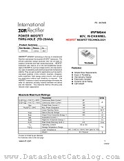 IRFM044 datasheet pdf International Rectifier