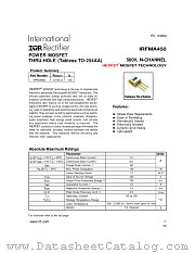 IRFMA450 datasheet pdf International Rectifier