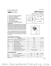 IRFP054V datasheet pdf International Rectifier