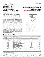 IRFY044CM datasheet pdf International Rectifier