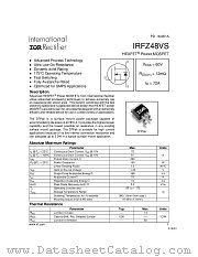 IRFZ48VS datasheet pdf International Rectifier