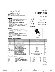 IRG4PC50K datasheet pdf International Rectifier