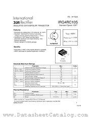 IRG4RC10STR datasheet pdf International Rectifier