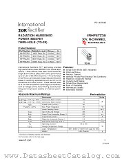 IRHF58Z30 datasheet pdf International Rectifier