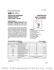 IRHF593230 datasheet pdf International Rectifier