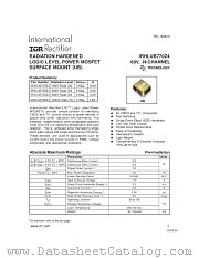 IRHLUB740Z4 datasheet pdf International Rectifier