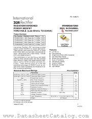 IRHMS63260 datasheet pdf International Rectifier
