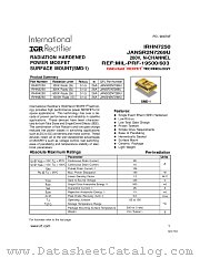 IRHN7250 datasheet pdf International Rectifier
