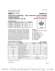 IRHQ63110(P) datasheet pdf International Rectifier
