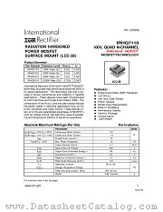 IRHQ8110(N) datasheet pdf International Rectifier