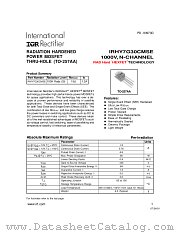 IRHY7G30CMSE datasheet pdf International Rectifier