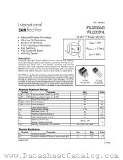 IRL2203NS datasheet pdf International Rectifier